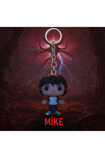 FreshWolf Stranger Things Mike Funko Pop Keychain