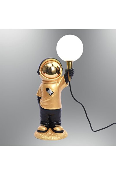 Özcan Aydınlatma 2050-6-03 Astronot Heykel Erkek Sarı Renk