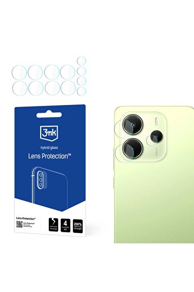 3MK Protecție de sticlă pentru cameră Xiaomi Redmi Note 14 4G