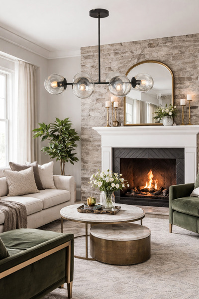 HubRom LEMA 3582-06-02-BL Μαύρος πολυέλαιος 85x60 cm 6xE27 Μέγιστο 60W