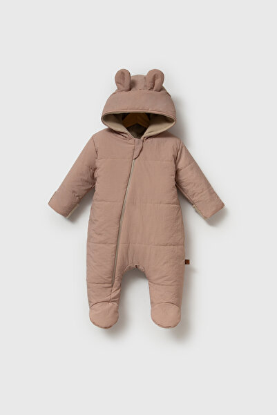 Kuark Baby Bebek Kışlık Su İticili Astronot Tulum, Dolgulu, Polar Astarlı Ken...