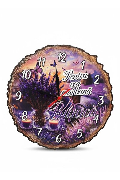 OEM Round wall clock with message for grandma