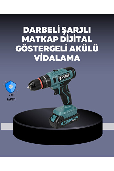 hep dükkan EN POPÜLER Güçlü Şarjlı Matkap Vidalama Çift Batarya UYGUN