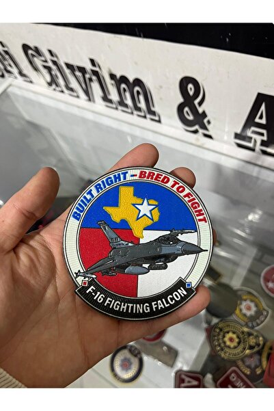 Silyon Askeri Giyim F-16 Fighting Falcon Written F-16 Peç