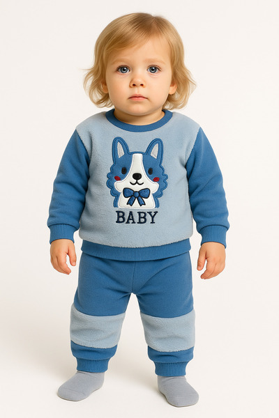 Bebelul Blouse and pants set Gules - Fox - Blue