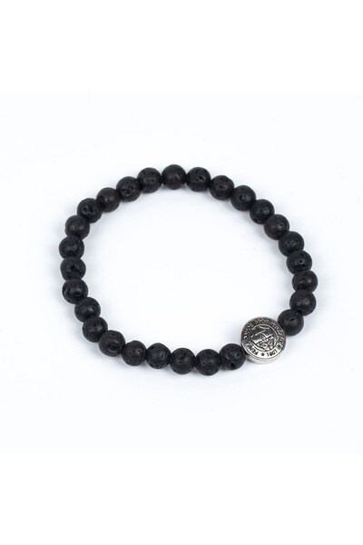 Galatasaray Fenerbahçe Orijinal Lisanslı Fb Logo Lav Taşı Doğaltaş Bileklik