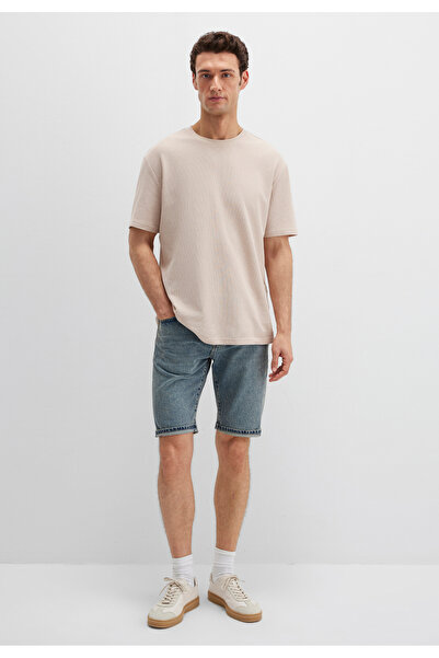 Mavi Beige Men's T-Shirt Loose Fit / Relaxed Fit 0613153-70145