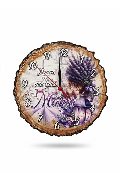 OEM Round wall clock with message for mom