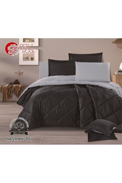 Red Rose Chandelier Summer Bedspread Set, 5 Pieces, 100% Cotton