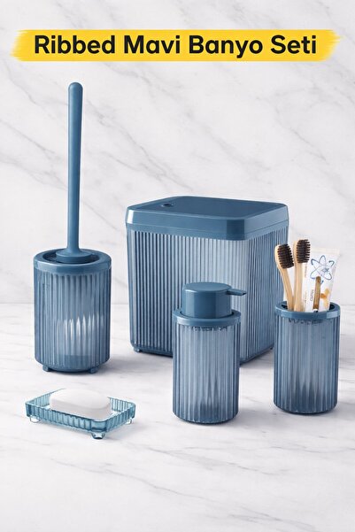 decorev طقم إكسسوارات حمام بتصميم عصري مكون من 5 قطع DC-6791