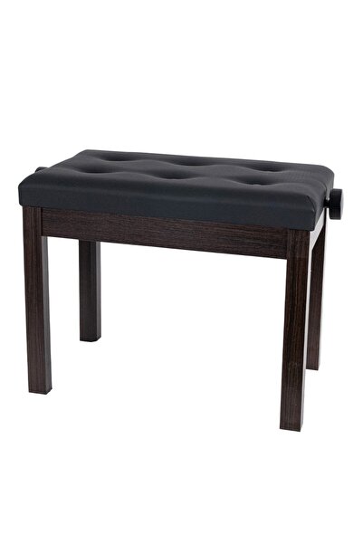 KOZMOS P-310-RW Ayarlı Piyano Taburesi - Kahverengi - Siyah