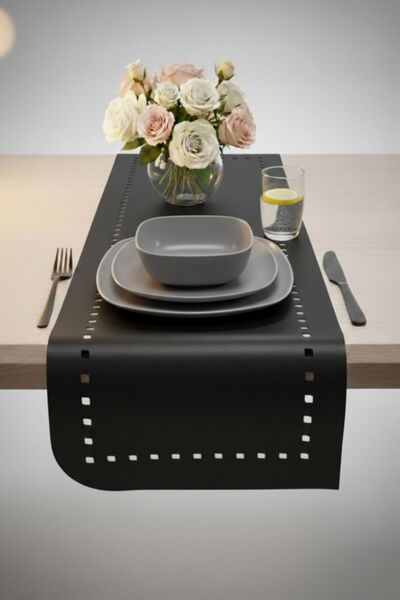 Grand Fine Art 1 bucăți de piele-40x140 cm-față de masă din piele