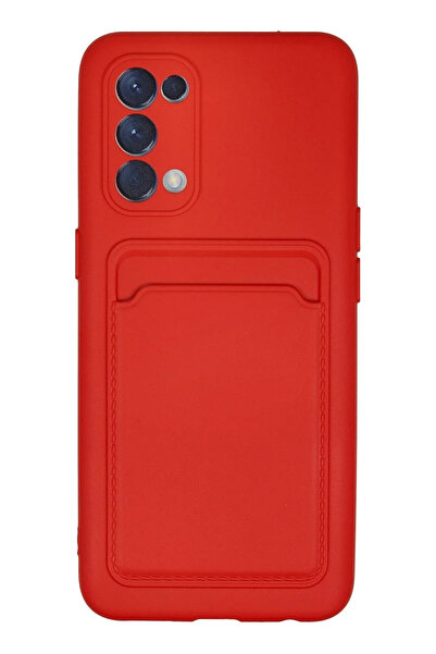 BSN STİL Bsnshop Reno 5 Case Silicone with Kelvin Business Card - Red 1058986
