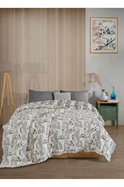 luxtex Double-Sided, Olive Branch Patterned, 5-Layer, Filled Muslin Blanket, ...