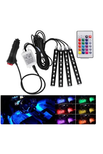 OEM Car ambient lights RGB LED interior kit with remote control