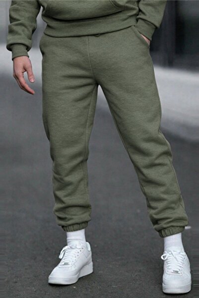 BLUE STREET Unisex Regular/Normal Cut Elastic Cuffed Fleece/Lined Warm Sweatp...