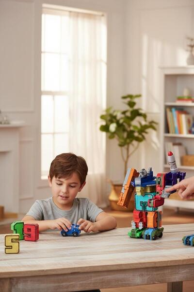 BYCEGU 68886 أرقام لعبة دوين قابلة للدوران، كل منها مختلف، كل واحد هو قطعة واحدة