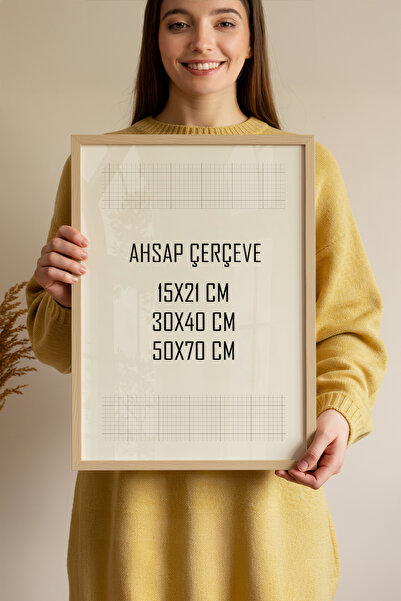 Buka Shops Doğal Ahşap Tablo & Fotoğraf Çerçevesi - Seçenekli