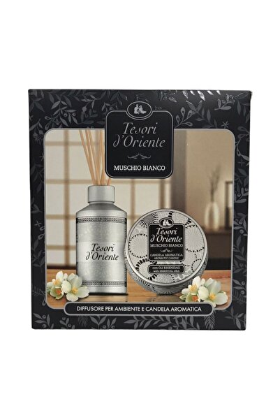 Tesori d'Oriente Set 2 x Difuzor de Arome, si Lumanare, 250 ml