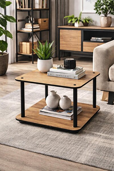 MESSER HOME STYLE Yeni Hare Kare Sehpa Senkronize Yüzeyli Modern Şık Dekorati...