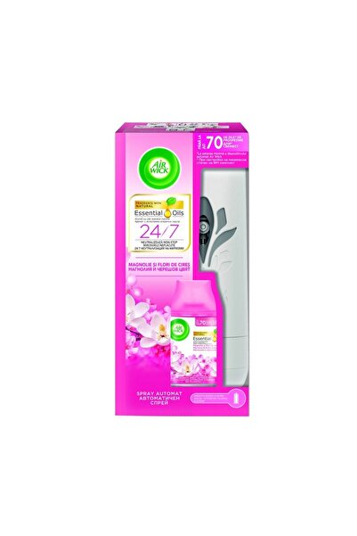 Air Wick Set 2 x Odorizant de Camera Freshmatic, Aparat si Rezerva, Magnolie ...