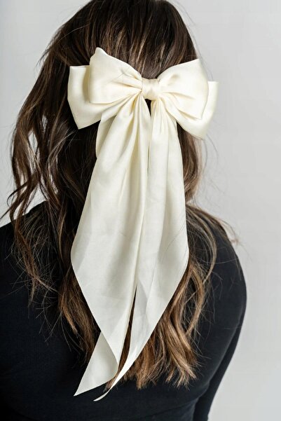 New Obsessions Long Scarf Bow Automatic Bow Buckle