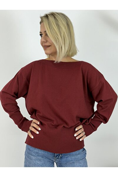 SİSTA MODA İta2 Boat Neck, Short, Soft Knitwear