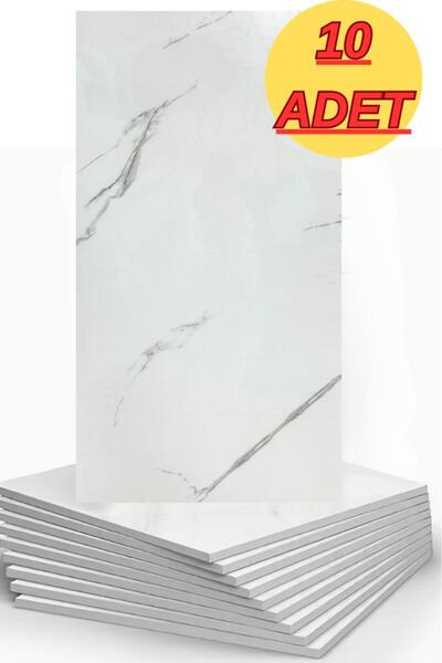 Renkli Duvarlar 10 Adet 30X60 cm Parlak Yapışkanlı Duvar,banyo,tezgah arası k...