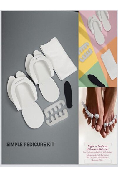 The Lory Tek Kullanımlık Basit Pedikür Kiti , Hepsi Tek Kullanımlık Terlik , ...