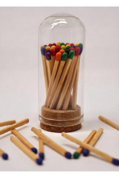Colorful Matches | 40 Standard Size Matches | Decorative and Minimal