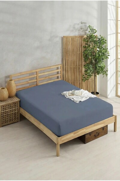 serelya Double Elastic Towel Sheet - 100% Cotton - 160 X 200 cm