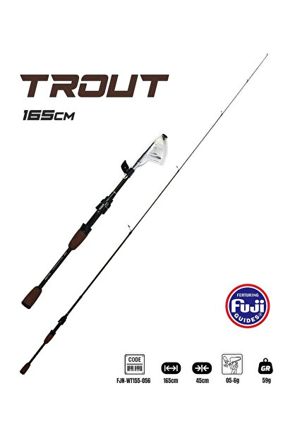 Fujin Trout 165cm 05-6gr Teleskopik Alabalık Kamışı