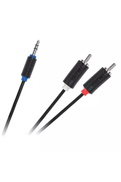 OEM Καλώδιο Jack 3.5 χιλ. σε 2x RCA 5μ Cabletech