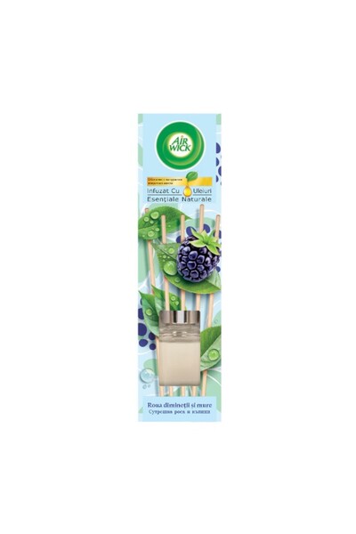Air Wick Set of 2 x Air Wick Scented Sticks, Morning Dew and Blackberry, 40 ml
