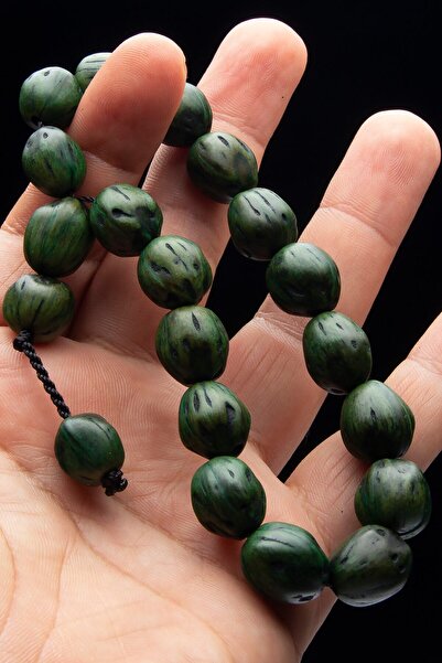 EHİNOS Male Gift Box Efe Size Green Color Natural Andiz Seed Rosary