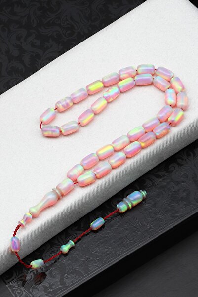 Alibaba Doğaltaş Opal Doğal Taş Tesbih 5 x 9 mm Kapsül Kesim - T-1629