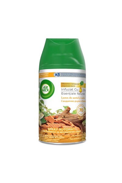 Air Wick Set 3 x Rezerva Odorizant de Camera Spray Freshmatic, Lemn de Santal...