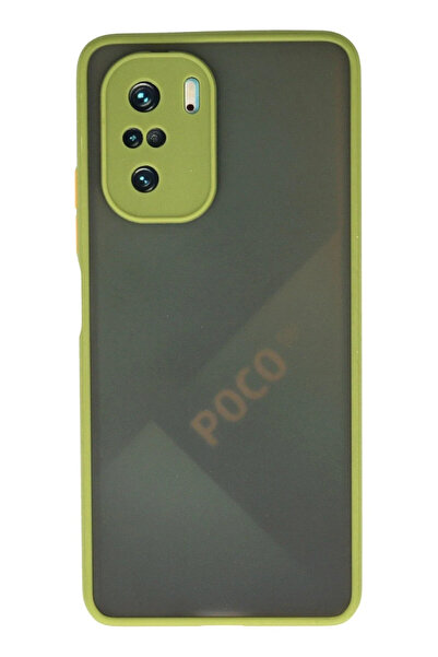 BSN STİL Bsnshop Xiaomi Poco F3 Case Montreal Silicone Cover - Light Green 10...