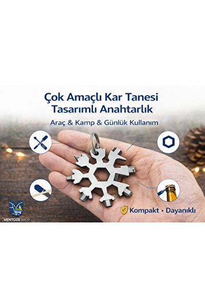 Ventoze 18 in 1 Çok Amaçlı Kar Tanesi Tornavida Seti – Çok Fonksiyonlu Ev ve ...