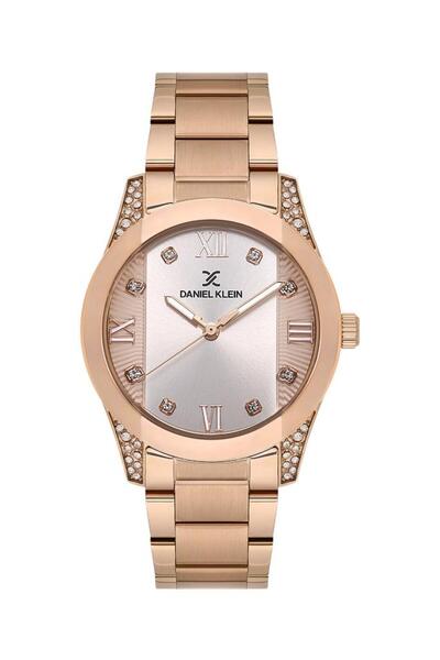 Daniel Klein Dk.1.13731-5 Stone Design Water Resistant Rose Women's Wristwatch