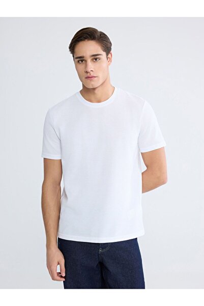 LC Waikiki Lcwaikiki Classic Crew Neck Combed Cotton Men's T-Shirt