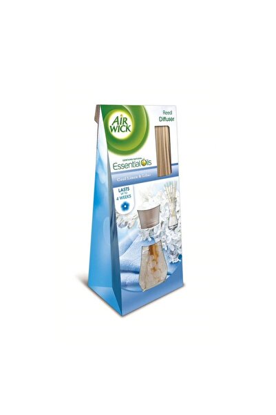 Air Wick Set of 2 x Reed Diffuser Room Air Freshener Lilac / Cool Linen, 25 ml