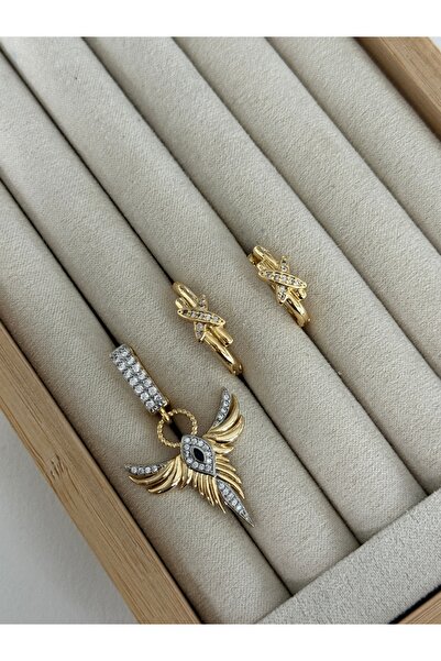 Pinery Jewels Zircon Stone Women's 3-Piece Earring Set Pj