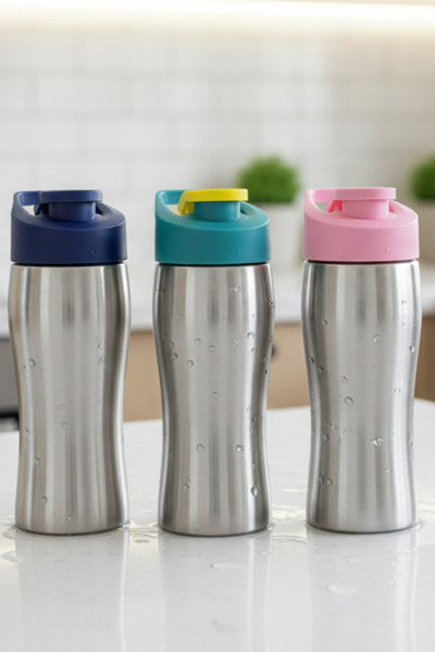 VENETTO Steel Sports Water Bottle 750 ml Colorful (Mixed Colors Are Sent)