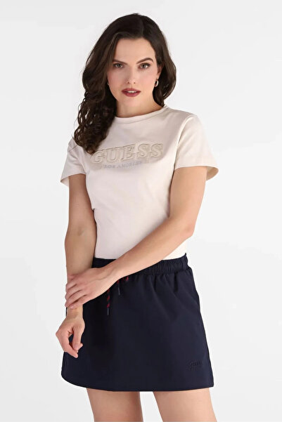 Guess Кетти Cycling Crew Neck къса ръкава дамска розова тениска V6RI10I3Z14-G6M1