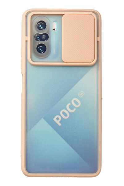 Hulyomer Hub حافظة هوليومر لشاومي بوكو إف 3، غطاء سيليكون منزلق للكاميرا بلون...