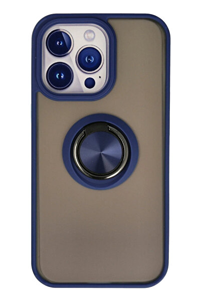 Hulyomer Hub غطاء سيليكون من هوليومر 15 برو مع حلقة مونتريال - أزرق داكن 1185576