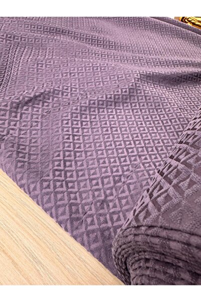 VANESSA PERDE Kabartma Desenli Özel Seri 1x3 Pileli Kırışmaz Yıkanabilir Pudr...