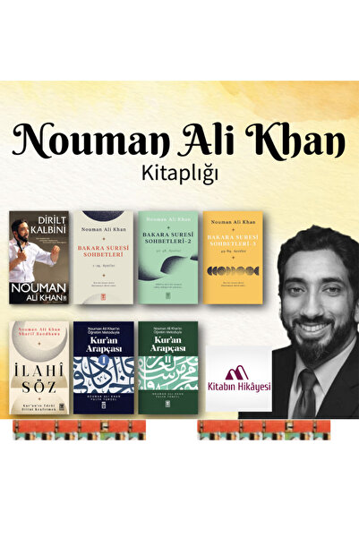 Timaş Yayınları Nouman Ali Khan kitaplığı-Bakara Suresi Sohbetleri1-2-3, İlah...