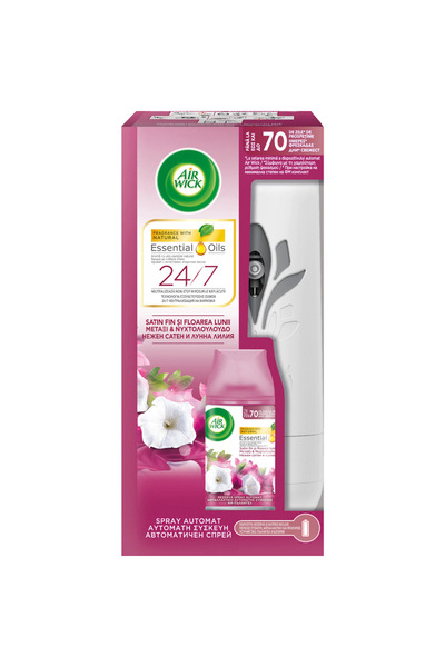 Air Wick Set of 3 x Freshmatic Room Air Freshener Device + Refill Satin & Moo...